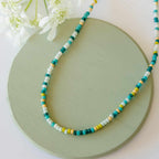 Green Neve Beaded Necklace