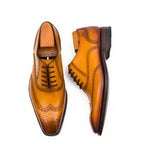 Men's Goodyear Welted BrogueS Wingtip Oxford Shoes