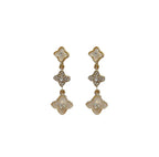 Pearl Flower Drop Earrings