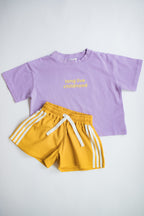 RACER SHORTS MUSTARD