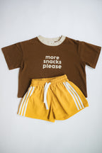 RACER SHORTS MUSTARD