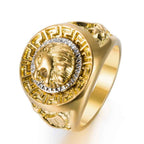 Lion Ring Championship Rings Men Gold Color Rings
