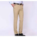 Men's Apricot Slim Fit Dress Pants - Multiple Sizes