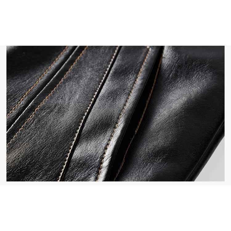 Men's Leather Fleece Jacket - 3 Colors