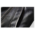 Men's Leather Fleece Jacket - 3 Colors