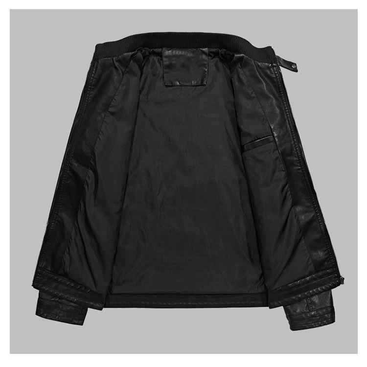 Men's Slim Leather Jacket - 2 Colors