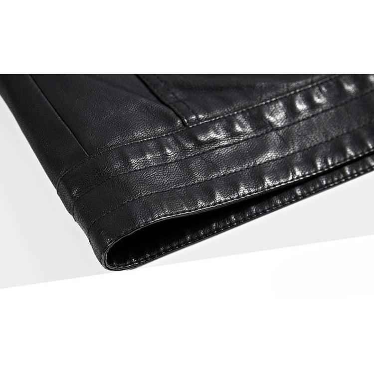 Men's Slim Leather Jacket - 2 Colors