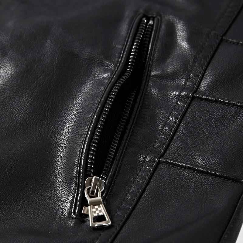 Men's Slim Leather Jacket - 2 Colors
