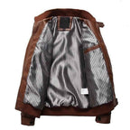 Men's Slim Leather Jacket - 3 Colors