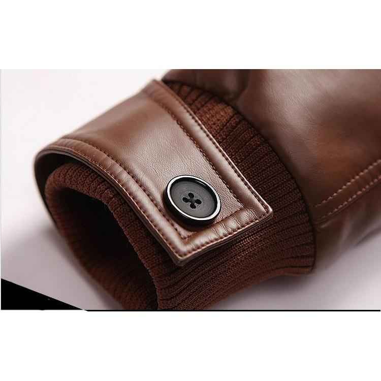 Men's Slim Leather Jacket - 3 Colors