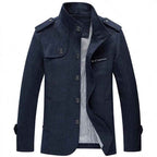Men's Wool Trench Coat - 4 Colors