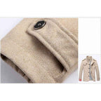 Men's Wool Trench Coat - 4 Colors