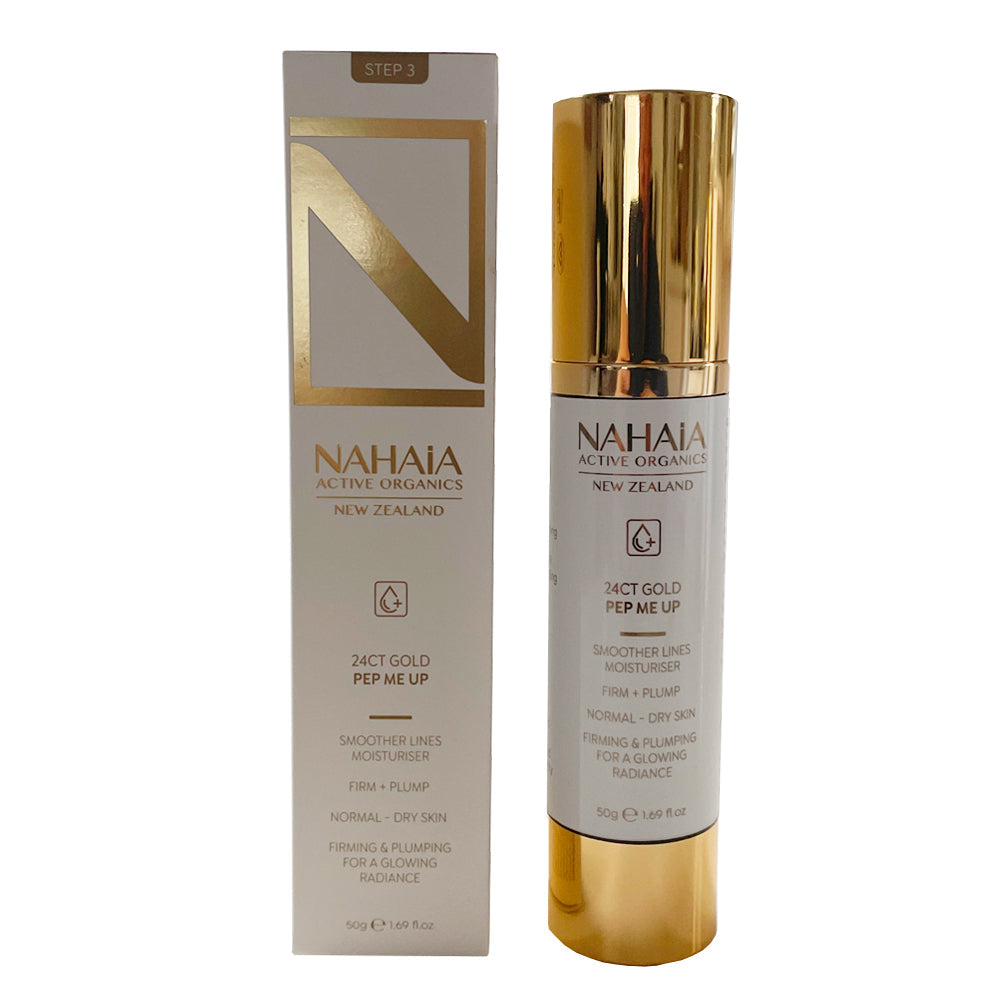 24CT GOLD PEP ME UP SMOOTHER LINES MOISTURISER 1.76 fl oz