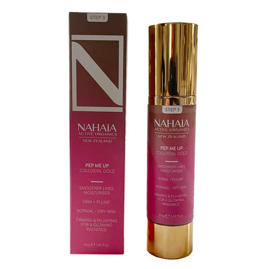 PREMIUM PEP ME UP SMOOTHER LINES MOISTURISER with colloidal gold 1.76 fl oz