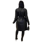 Long Leather Coat
