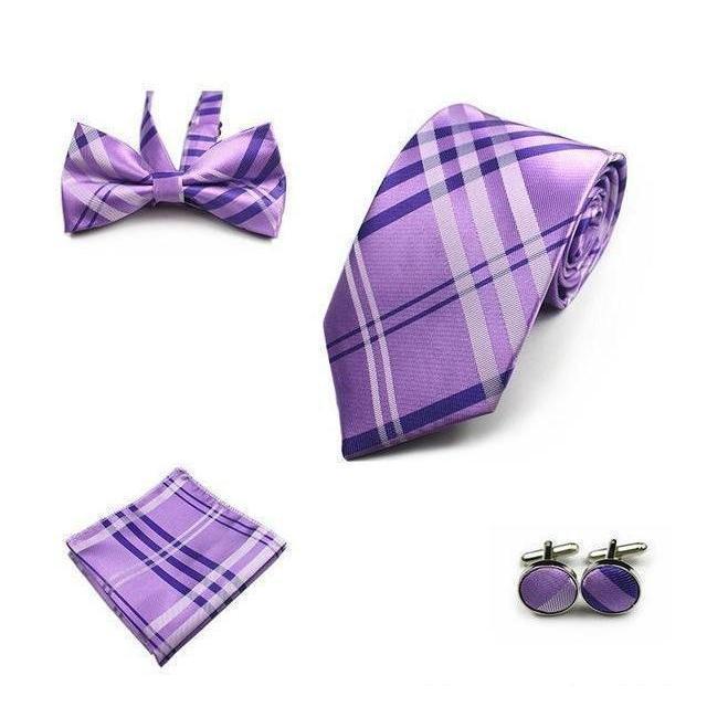 Plaid Silk Collection Sets - 19 Colors & Styles