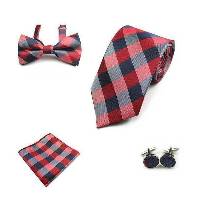 Plaid Silk Collection Sets - 19 Colors & Styles