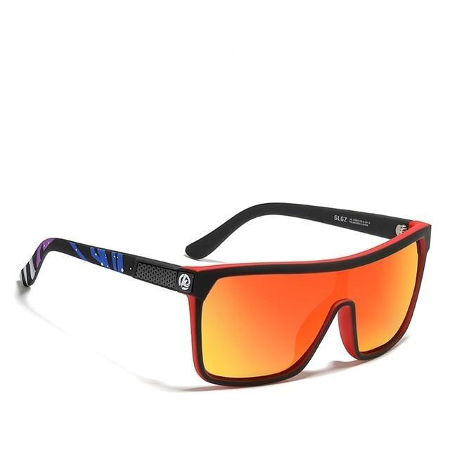 Polarized Rectangle Pattern Sunglasses