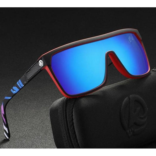 Polarized Rectangle Pattern Sunglasses