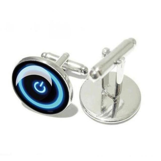 Power Button Collection Cufflinks - 3 Colors