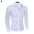 Replacement New Argyle luxury men's top Formal Social Business Style Slim Soft Comfort Long Sleeve Casual Dress Tops Gift For Men Clothing