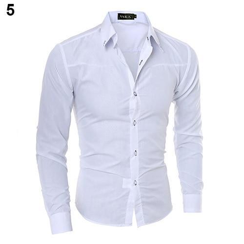 Replacement New Argyle luxury men's top Formal Social Business Style Slim Soft Comfort Long Sleeve Casual Dress Tops Gift For Men Clothing