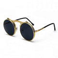 Round Flip-Up Retro Sunglasses Collection - 14 Colors