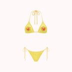 Tropical sally three piece Swimsuit