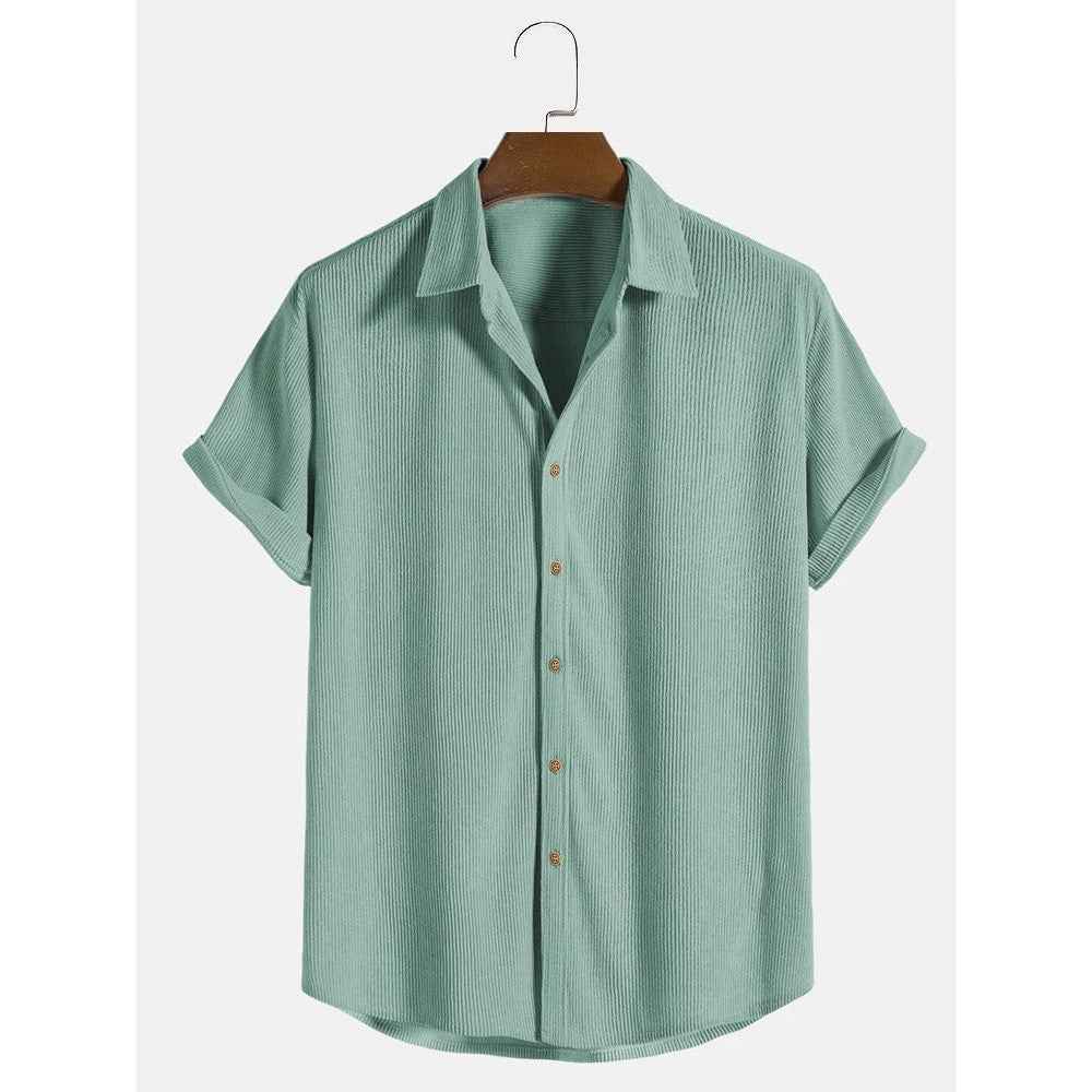 Short Sleeve Button Tee