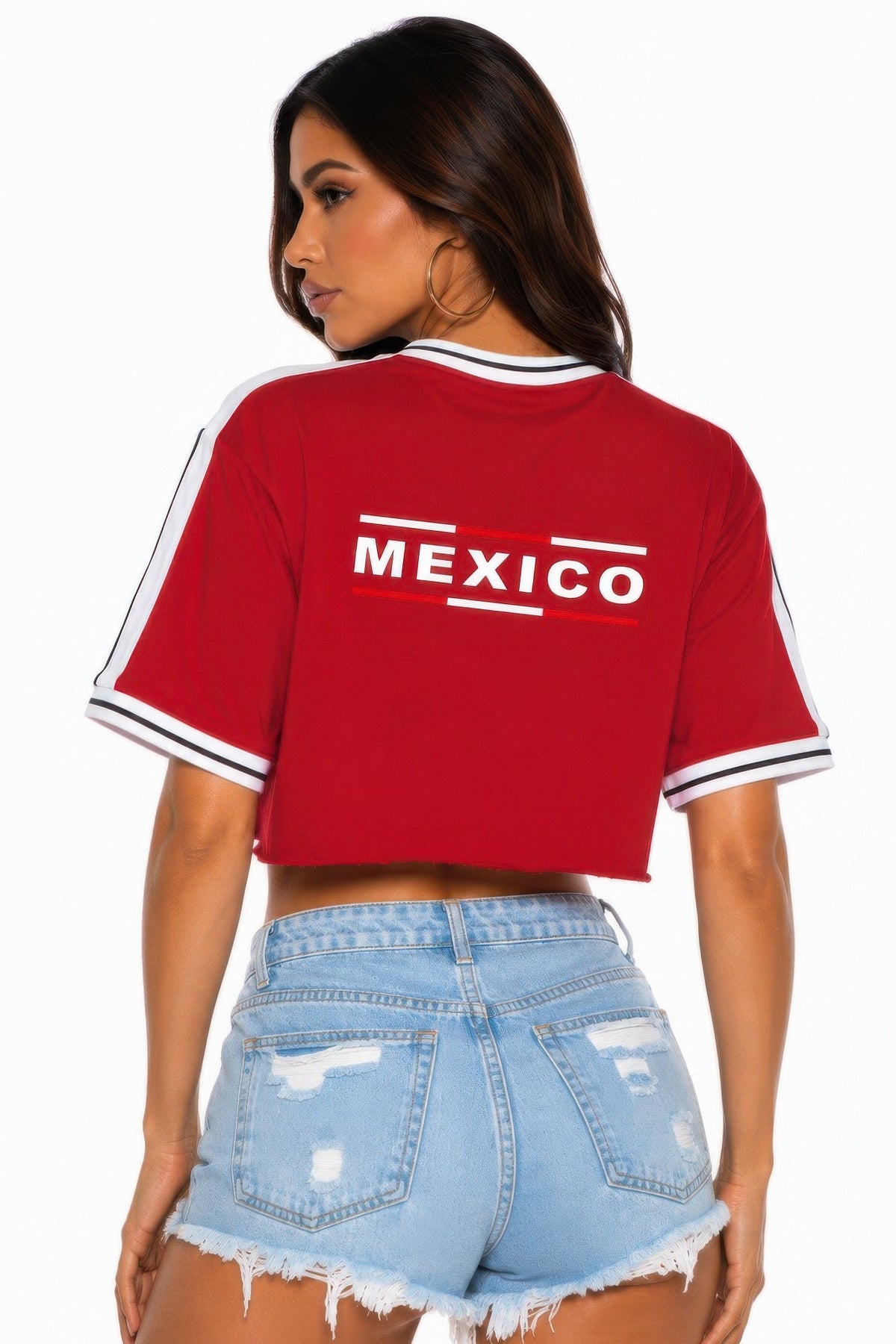 Short Sleeve Cotton Mexico Print Shirt