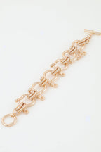 Polished Horseshoe Toggle Bracelet