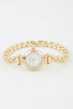 Polished Box Chain Watch Bracelet