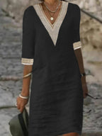 YZ1224 Women's Casual Loose Dress for Fall/Winter