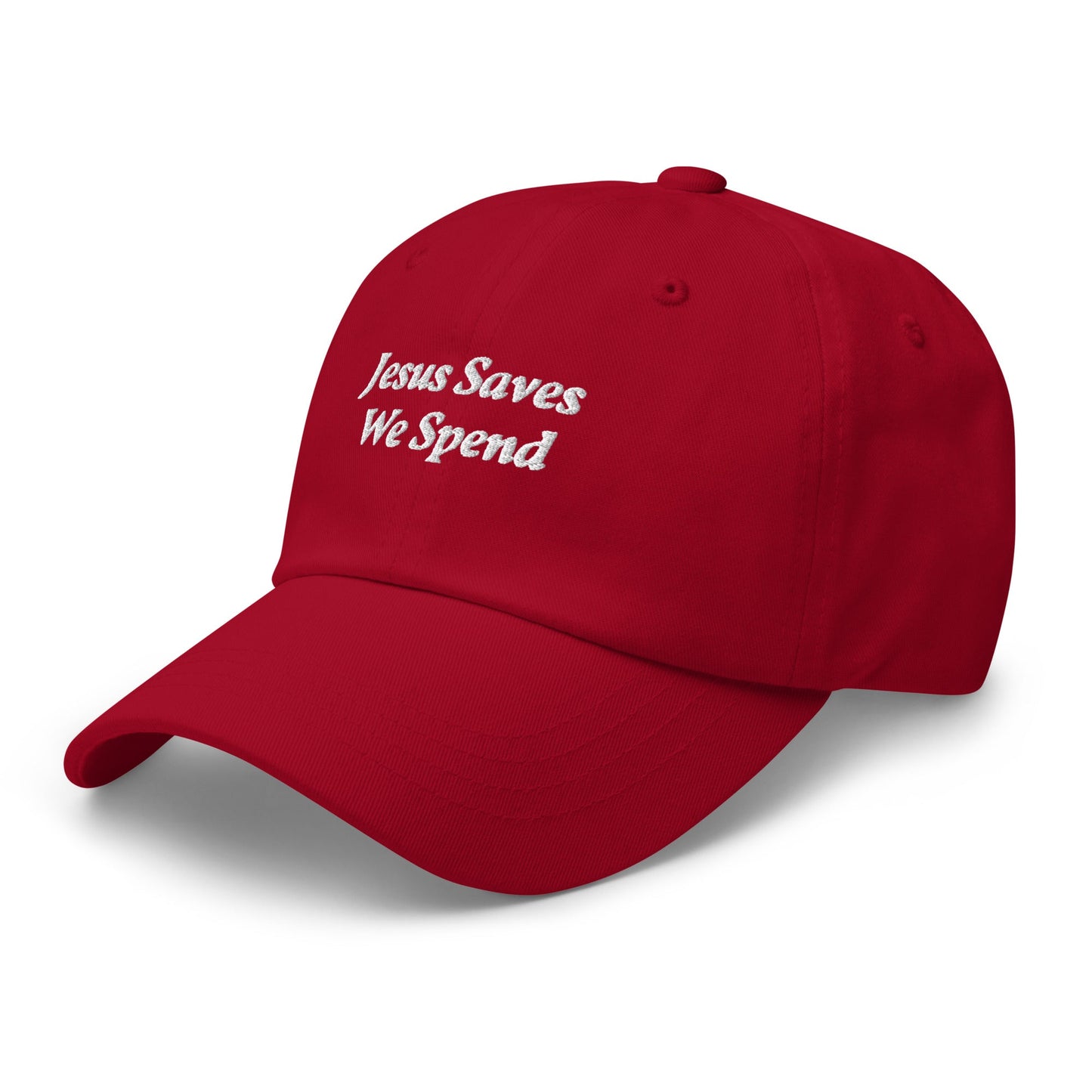 Jesus Saves We Spend Hat
