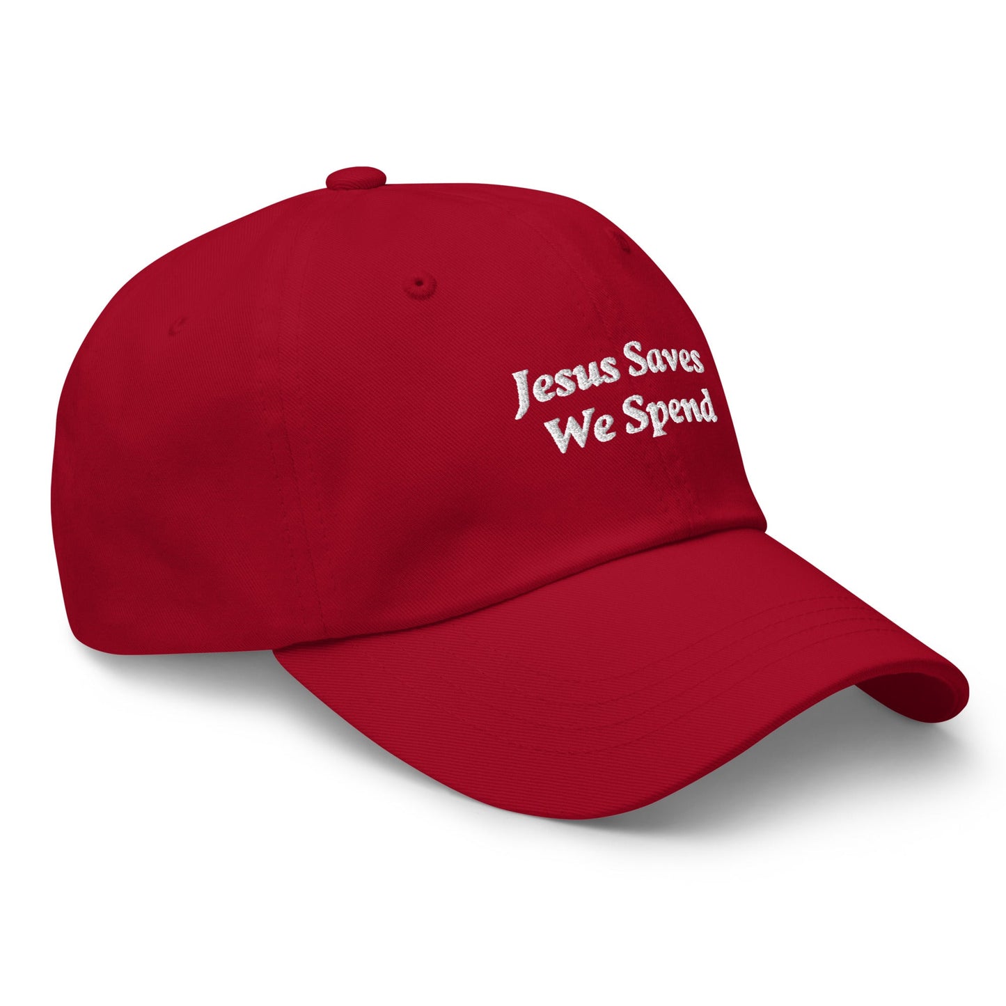 Jesus Saves We Spend Hat