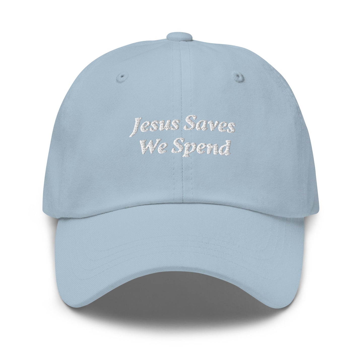 Jesus Saves We Spend Hat
