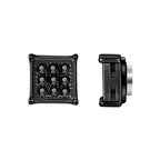 Stainless Steel Magnetic Iced Out CZ Square Stud Earrings for Men Women,  9 Mini Cubic Zirconia Inlaid Magnetic Earrings Non-Piercing Clip On Stud Earring