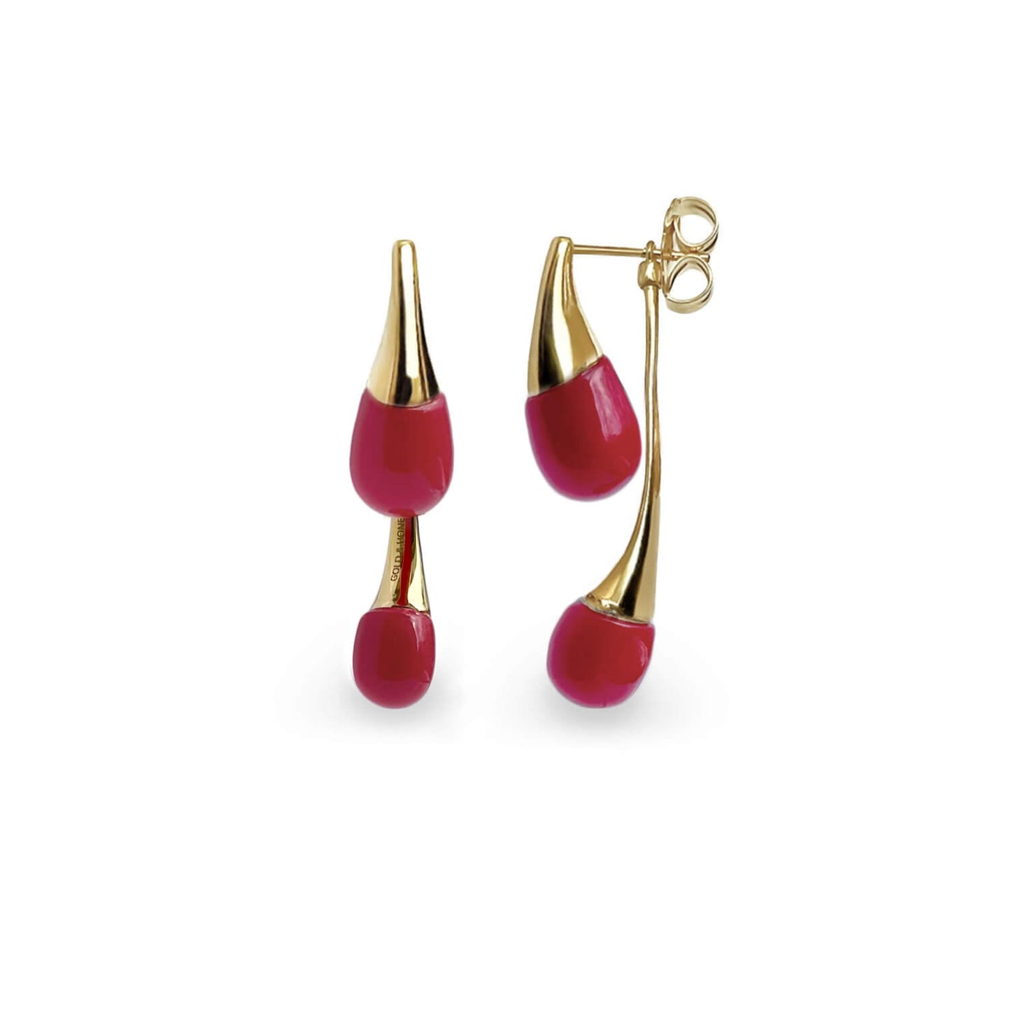 Interchangeable Double Drop Earrings