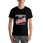 Memorial Day USA Remember Honor Patriot Men Women Kids Tagless Design T-Shirt