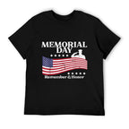 Memorial Day USA Remember Honor Patriot Men Women Kids Tagless Design T-Shirt