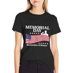 Memorial Day USA Remember Honor Patriot Men Women Kids Tagless Design T-Shirt