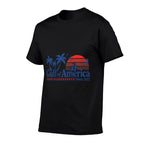 Gulf of US America Shirt Retro Golf of US America Shirt Raglan Baseball Heathered Texture T-Shirt