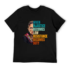 When Injustice Becomes Law Resistance Becomes Duty RBG Quote Classic T-Shirt