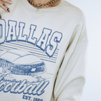Retro Dallas Football Crewneck Sweatshirt