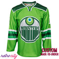 Monstropolis Monsters Hockey Jersey Sweater (Green)