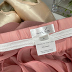 Dusty Rose Chiffon Ballet Pull On Skirt - Ballet Rehearsal Skirt - Pirouette Skirt
