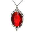 Vampire necklace blood red pendant