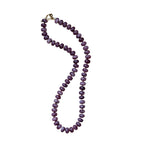 Plum Margot Beaded Necklace