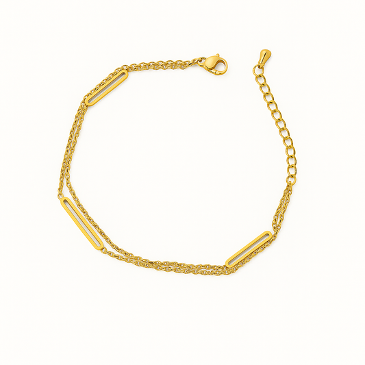 Bar Charm Bracelet