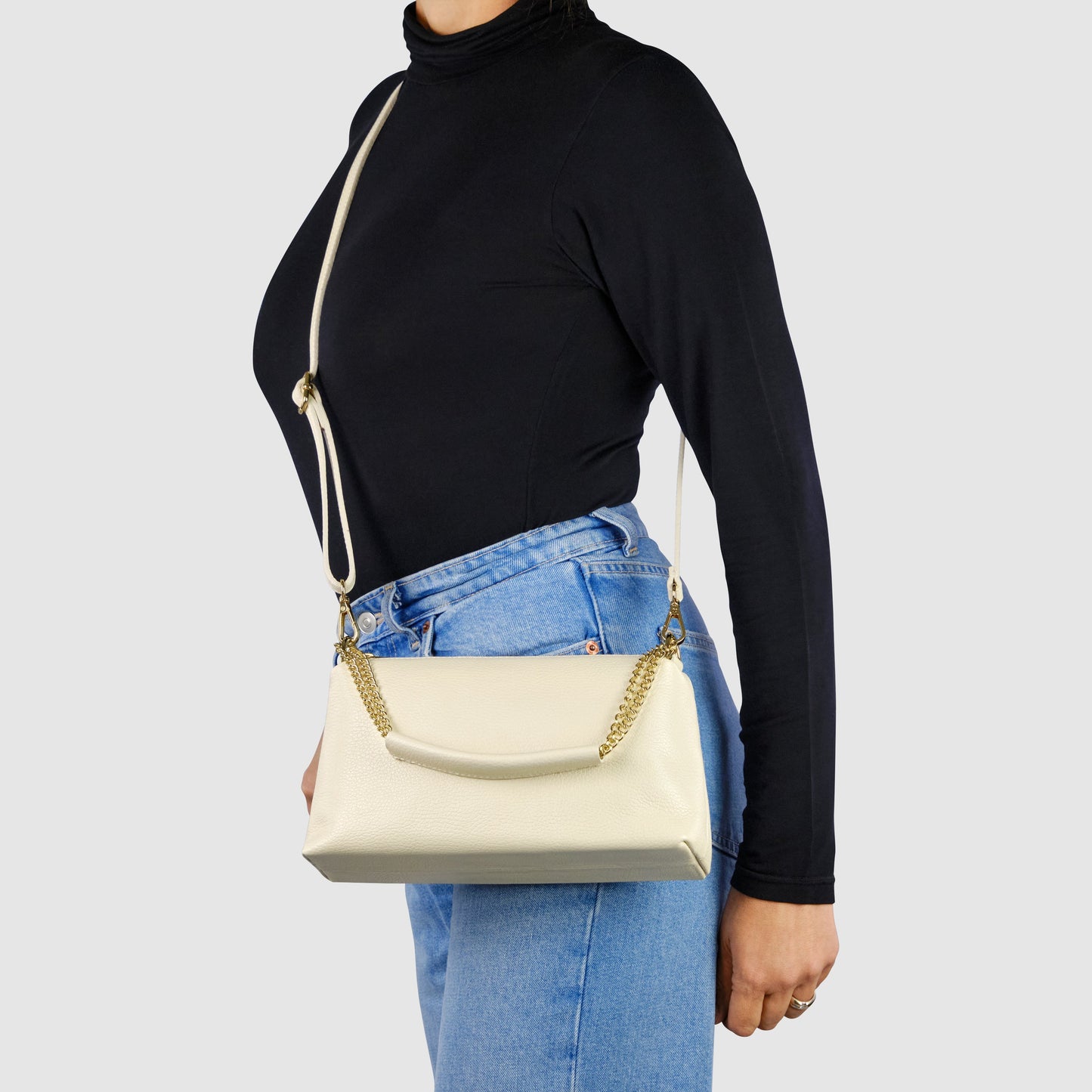 Calf Leather Crossbody Bag